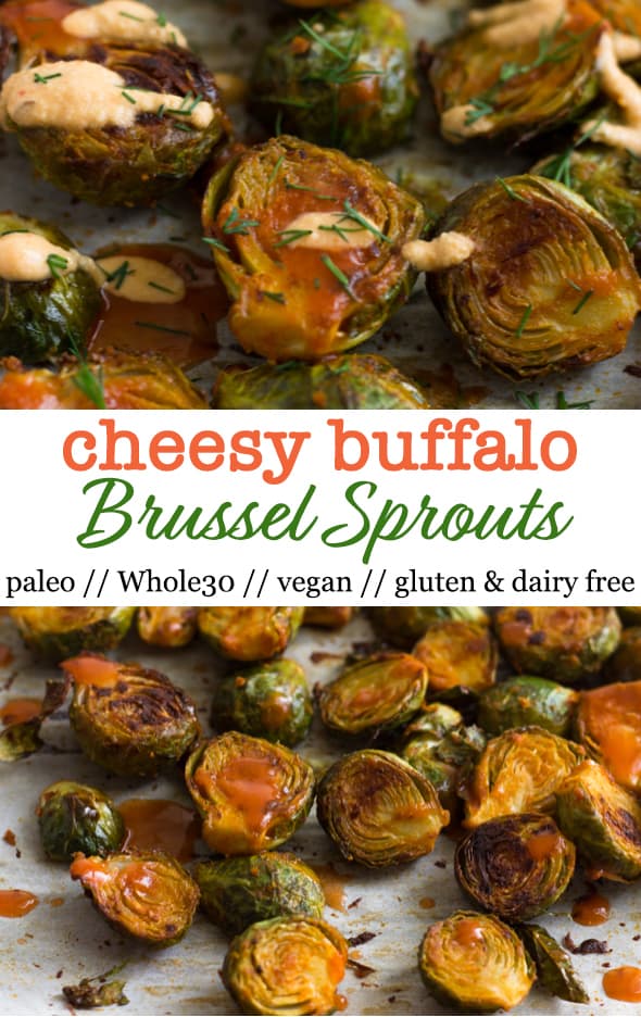Cheesy Roasted Brussel Sprouts Pinterest Image