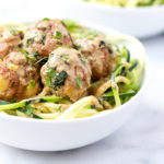 Turkey Apple Meatballs Pinterest image