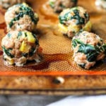Turkey Apple Meatballs Pinterest image