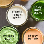 Vegan sauces Pinterest image