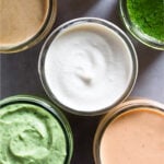 Healthy sauces Pinterest image