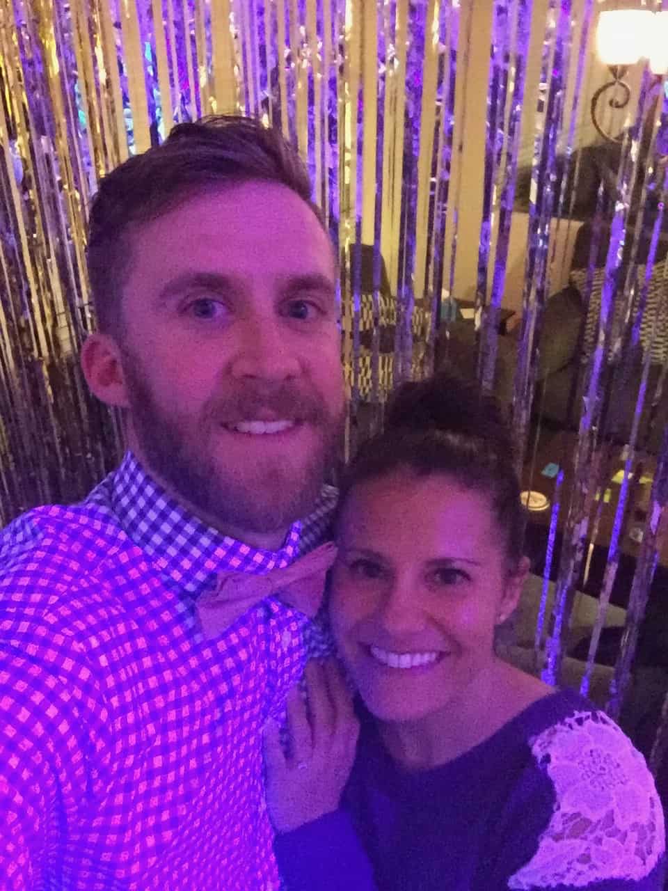 Michael and I on New Year's Eve