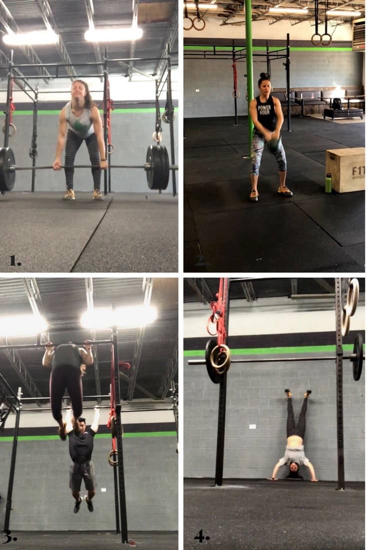 Collage of all the workouts made on Eat the Gains in February