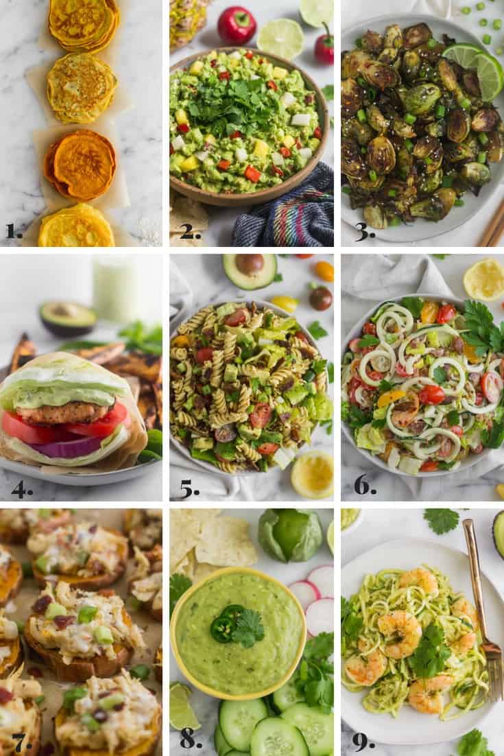 Collage of all the recipes made on Eat the Gains in May