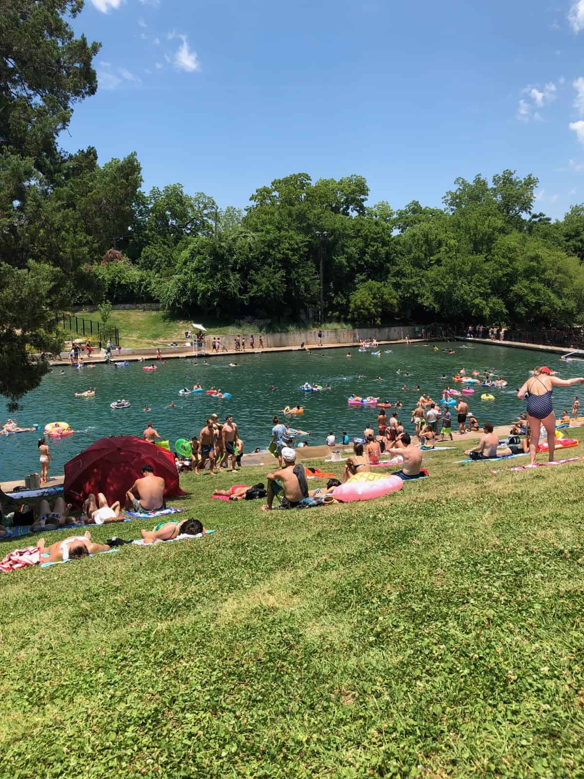 Barton Springs Pool in Austin, TX