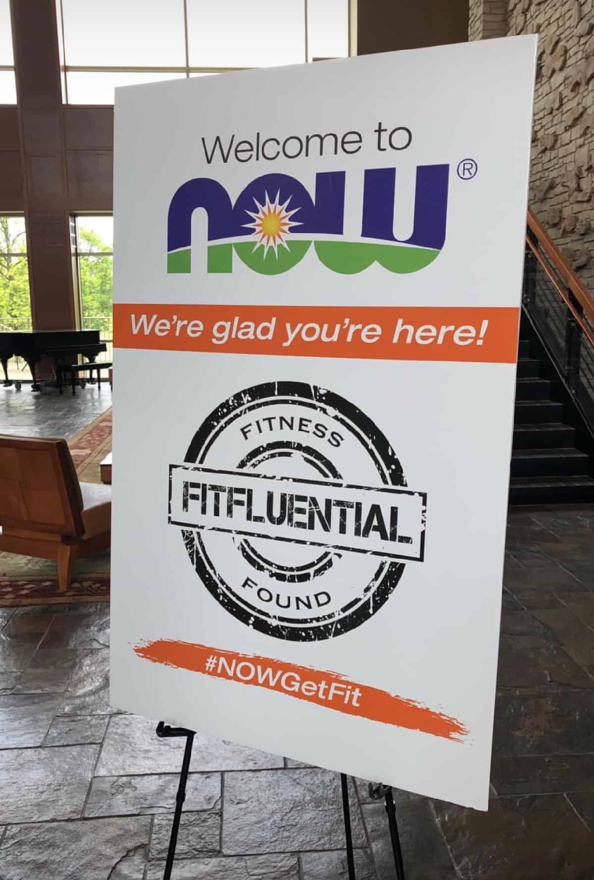 Welcome sign to the NOW Influence Immersion trip in Chicago, IL