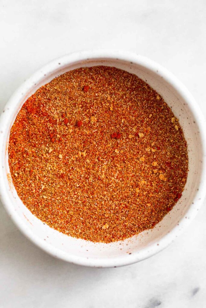 Small bowl of spices mixed together.