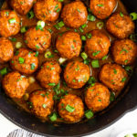 BBQ Chicken Meatballs Pinterest image