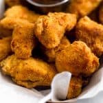 Grain Free Paleo Popcorn Chicken (Whole30) Pinterest Image