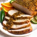 Spicy Grilled Citrus Turkey Breast (Paleo) Pinterest image