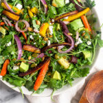 Carrot salad recipe Pinterest image