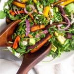 Roasted carrot salad Pinterest image