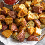 Air fryer potatoes Pinterest image