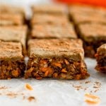 No Bake Carrot Cake Protein Bars (Vegan) Pinterest Image