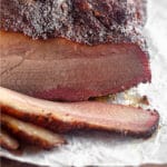 Smoked Brisket Dry Rub Pinterest image