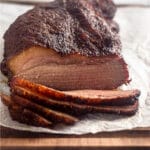 Best smoked brisket recipe Pinterest image