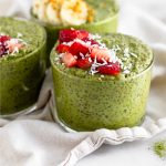 Matcha Chia Pudding Pinterest image