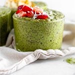 Matcha Chia Pudding Pinterest image
