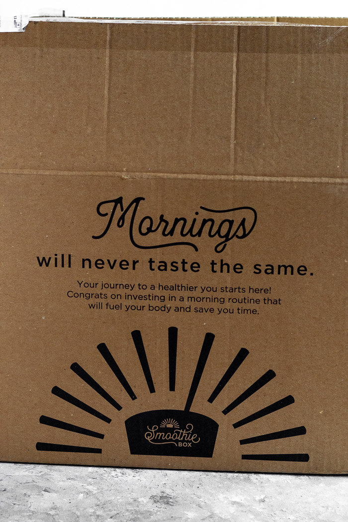 Smoothie subscription delivery service