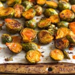Buffalo Brussel Sprouts Pinterest image