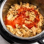 Instant Pot Buffalo Chicken Pinterest image