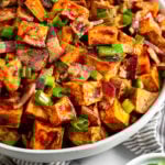 Whiskey Glazed Sweet Potatoes Pinterest image