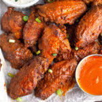 Air Fryer Buffalo Wings Pinterest image
