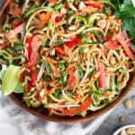 Raw Pad Thai Pinterest image