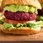 Beet Burger Recipe (Vegan) Pinterest image