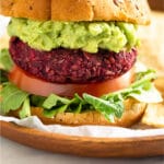 Vegan Beet Burger Pinterest image