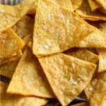Air fryer tortilla chips Pinterest image