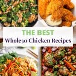 Whole30 Chicken Recipes Pinterest image