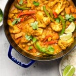 Vegan Cauliflower Chickpea Curry Pinterest image