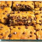 Banana Bread Bars Pinterest image