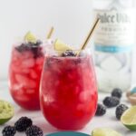 Blackberry Margarita Pinterest image