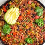 Healthy Turkey Taco Skillet Pinterest image