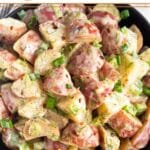 Honey Mustard Potato Salad Pinterest image