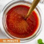 Red Enchilada Sauce Pinterest image