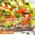 Paleo 7 Layer Dip Pinterest Image