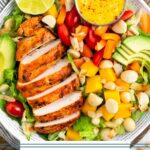 Tropical Chicken Salad with Avocado and Creamy dressing